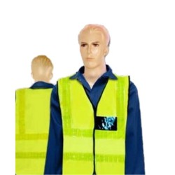 Reflective Jacket ID Pocket PVC Type