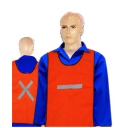 Solid Material Long Bib