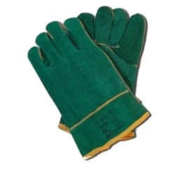 Green Lined Wrist Welding Glove Green Lined Wrist Welding Glove