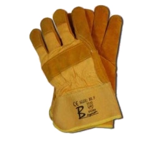 183 Leather Gloves - Bayaan Leather Freezer Fur Lined Candy Stripe CE Leather Freezer Fur Lined Candy Stripe