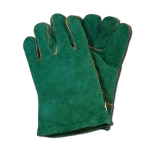 191 Leather Gloves - Green Lined Wrist Welding Glove Green Lined Wrist Welding Glove VS02-AH1213