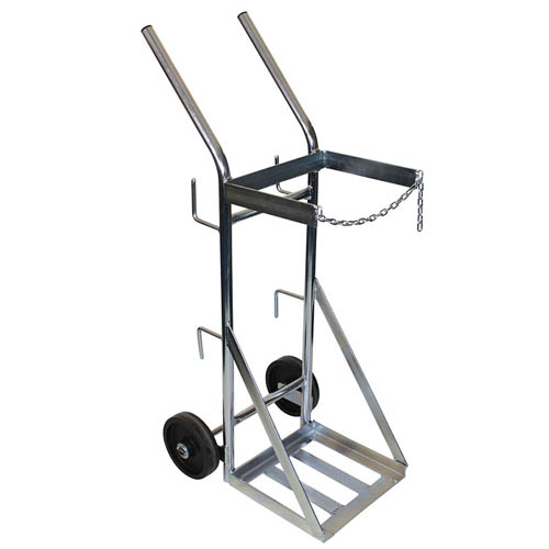 single lpg gas bottle trolley