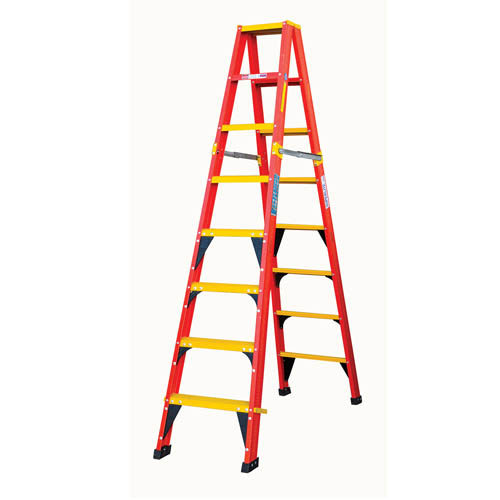 LFGDS Range -Heavy Duty Double Sided A Frame Ladder with Fibreglass Tread